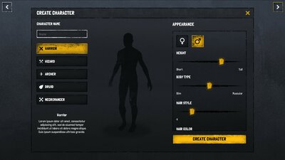 Horror / Grunge / Military Dark GUI / UI KIT + psd/ai source files 