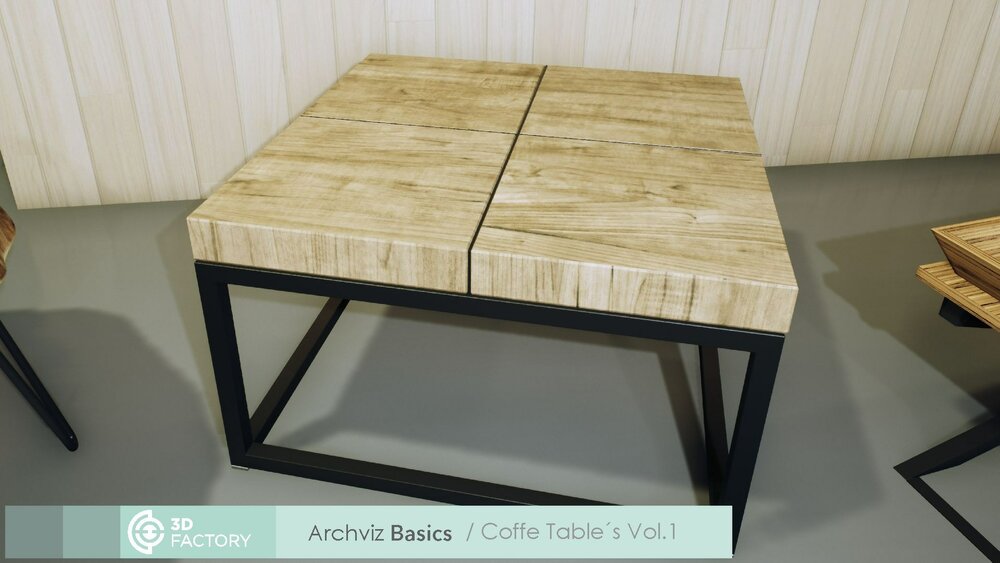 ArchViz Basics - Coffee Table Pack 