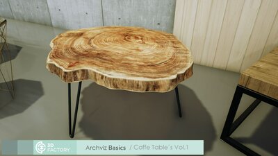 ArchViz Basics - Coffee Table Pack 