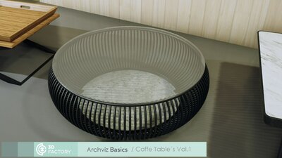 ArchViz Basics - Coffee Table Pack 