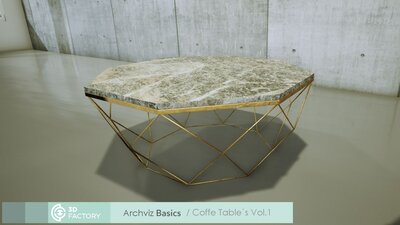 ArchViz Basics - Coffee Table Pack 