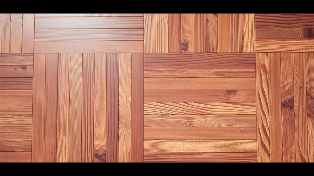 Procedural Wood Parquet Material 