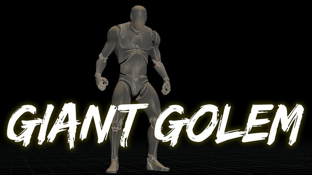 Giant Golem AnimSet 