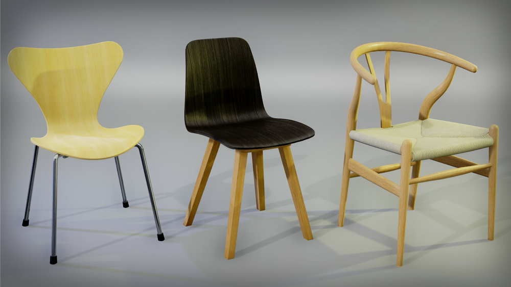 RT ArchViz Furniture - Chairs 