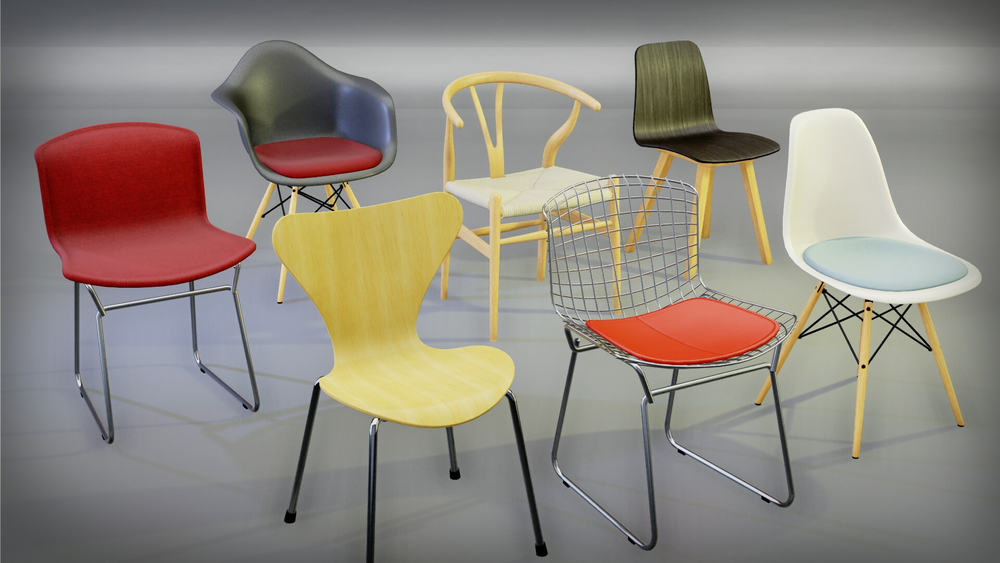 RT ArchViz Furniture - Chairs 