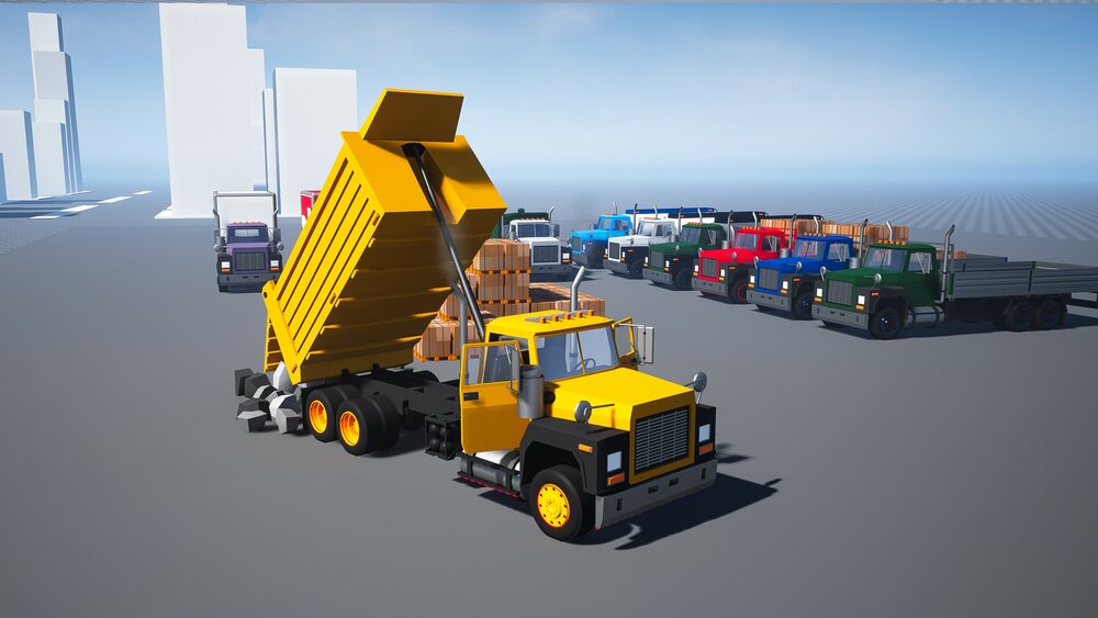 Drivable Cars_Truck PACK 