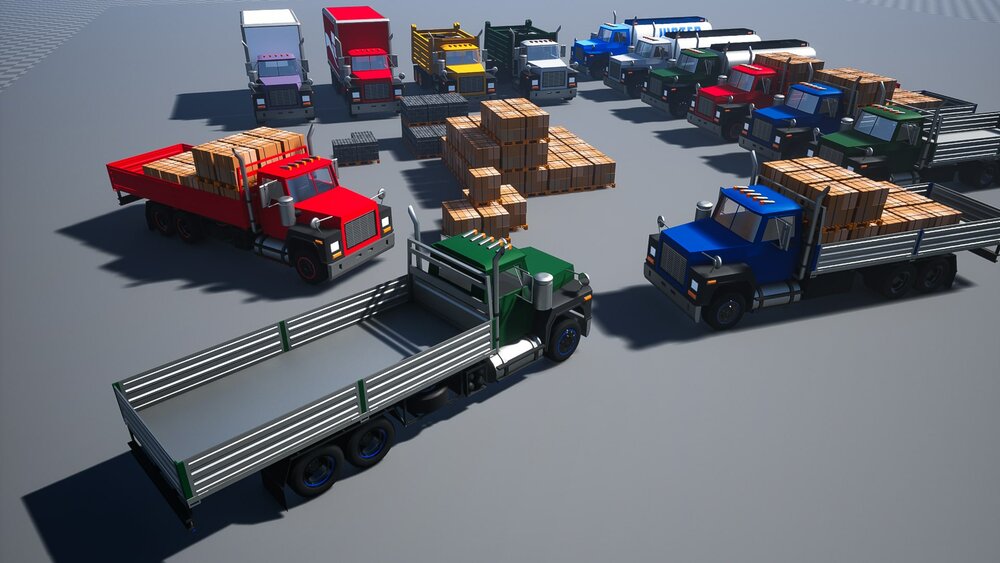 Drivable Cars_Truck PACK 