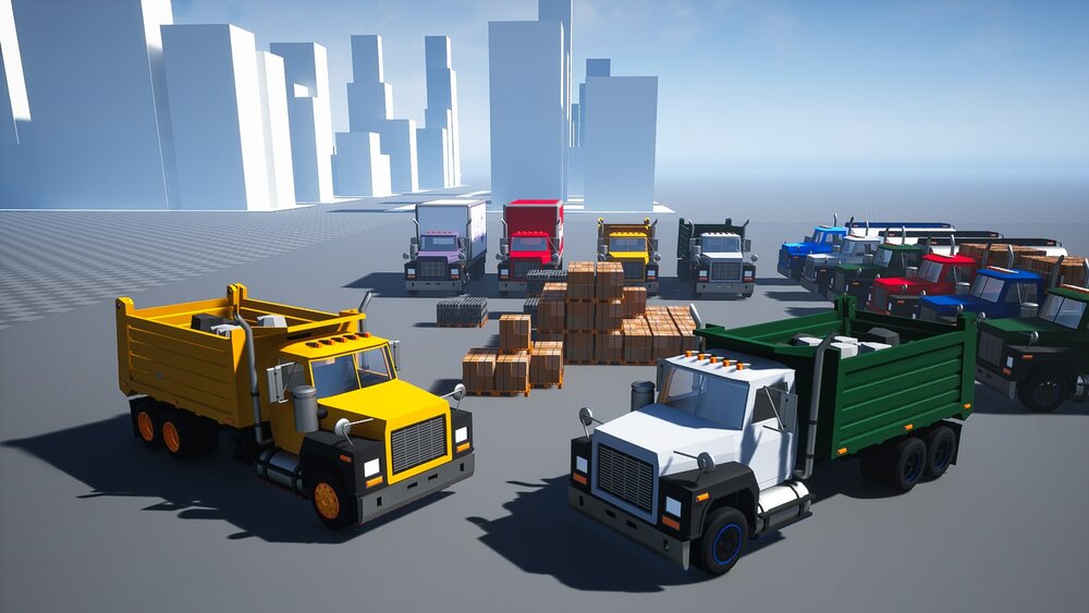 Drivable Cars_Truck PACK 