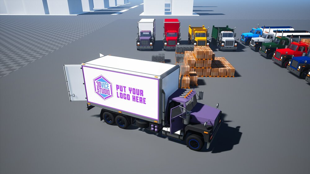 Drivable Cars_Truck PACK 