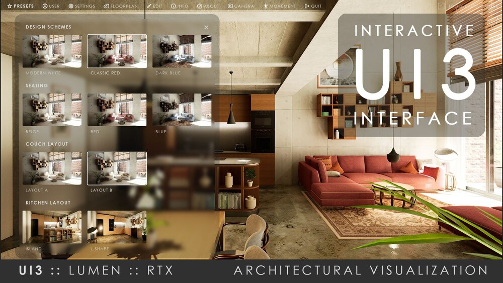 ArchViz User Interface 3 