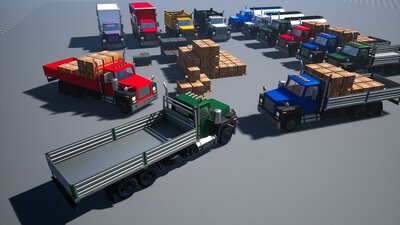 Drivable Cars_Truck PACK 