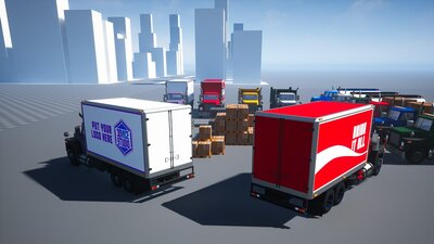 Drivable Cars_Truck PACK 