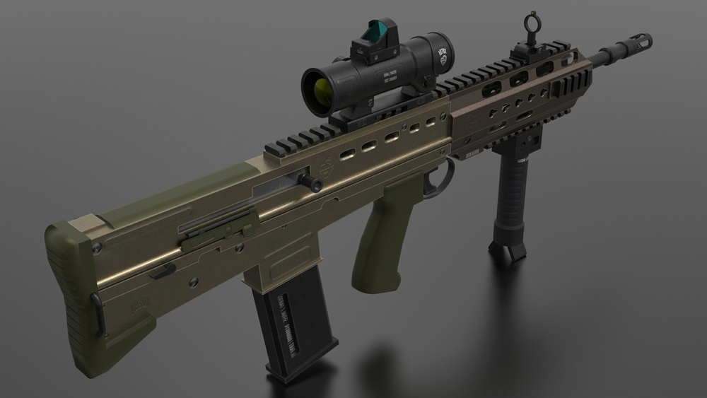 SA80 A3 Weapon 