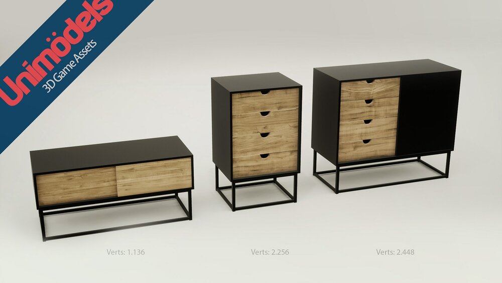 Furniture Vol. 1 by Unimodels 