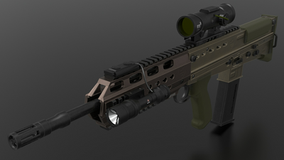 SA80 A3 Weapon 