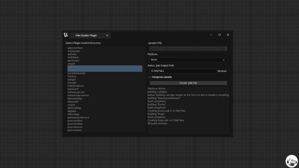 Pak Creator Plugin 