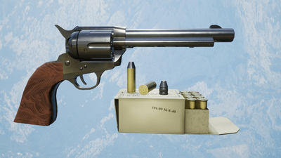 Animated .45 SAA Revolver 