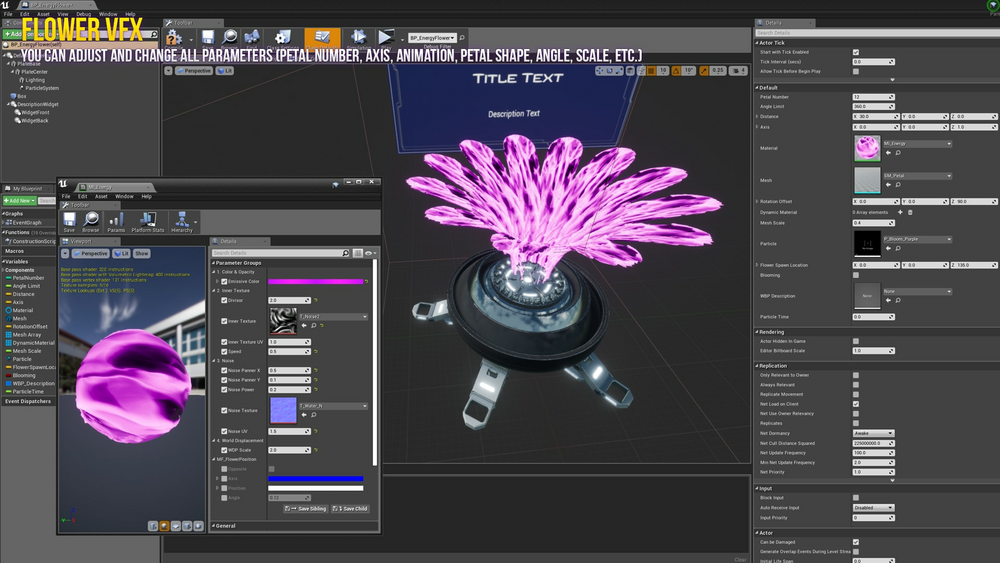 Interactive Flower VFX Pack 