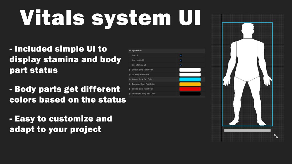 Vitals System - Health and Stamina 