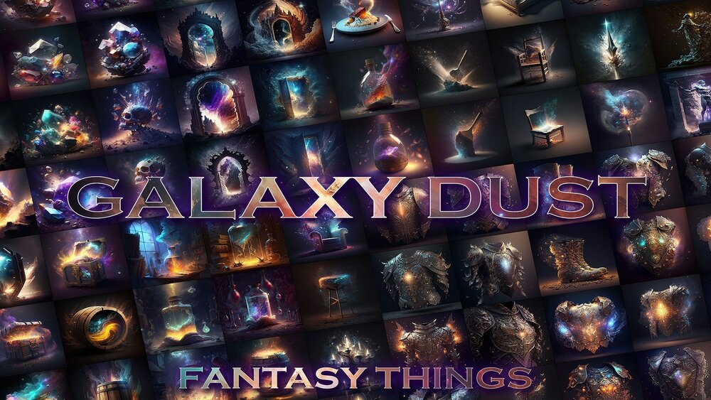 Galaxy Dust - Fantasy Things - FPS / RPG / Icon Bundle 