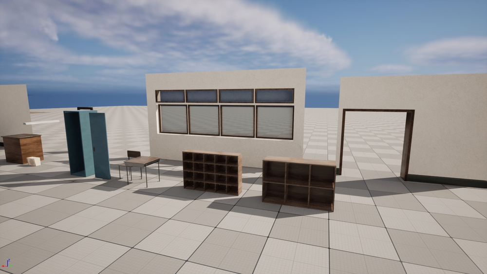 Japanese Classroom 1k & 2k Textures 