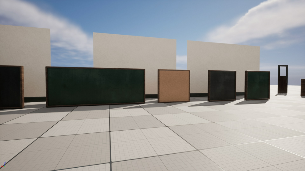 Japanese Classroom 1k & 2k Textures 