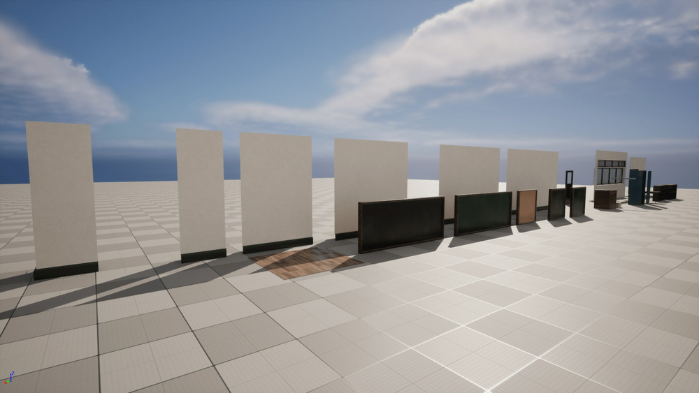 Japanese Classroom 1k & 2k Textures 