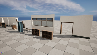 Japanese Classroom 1k & 2k Textures 