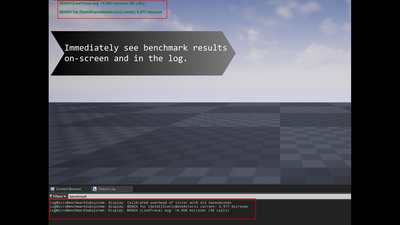 Micro Benchmark - Profiler Tool for Blueprint and Code Performance Timing 