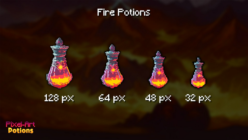 Pixel-Art Potions 