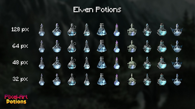 Pixel-Art Potions 