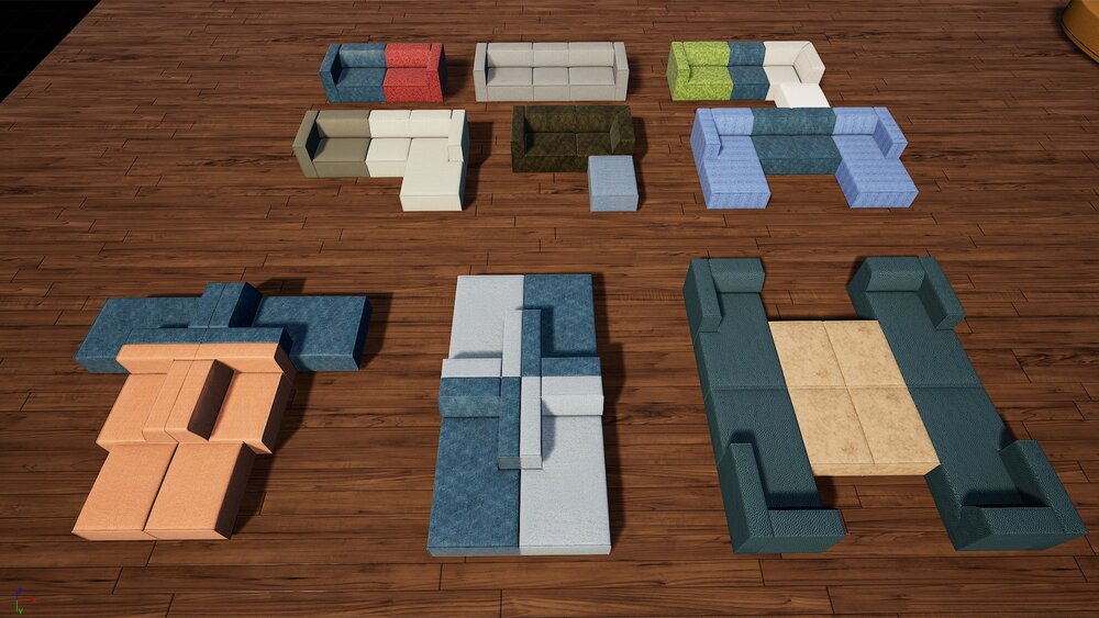 Sofas & Couches Pack 3 