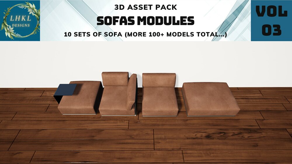 Sofas & Couches Pack 3 