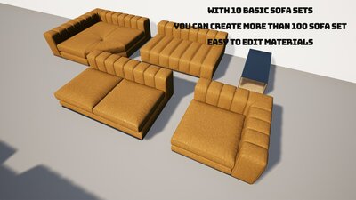 Sofas & Couches Pack 3 