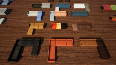 Sofas & Couches Pack 3 