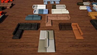 Sofas & Couches Pack 3 