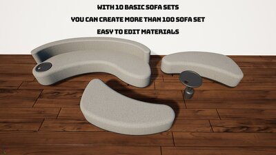 Sofas & Couches Pack 3 