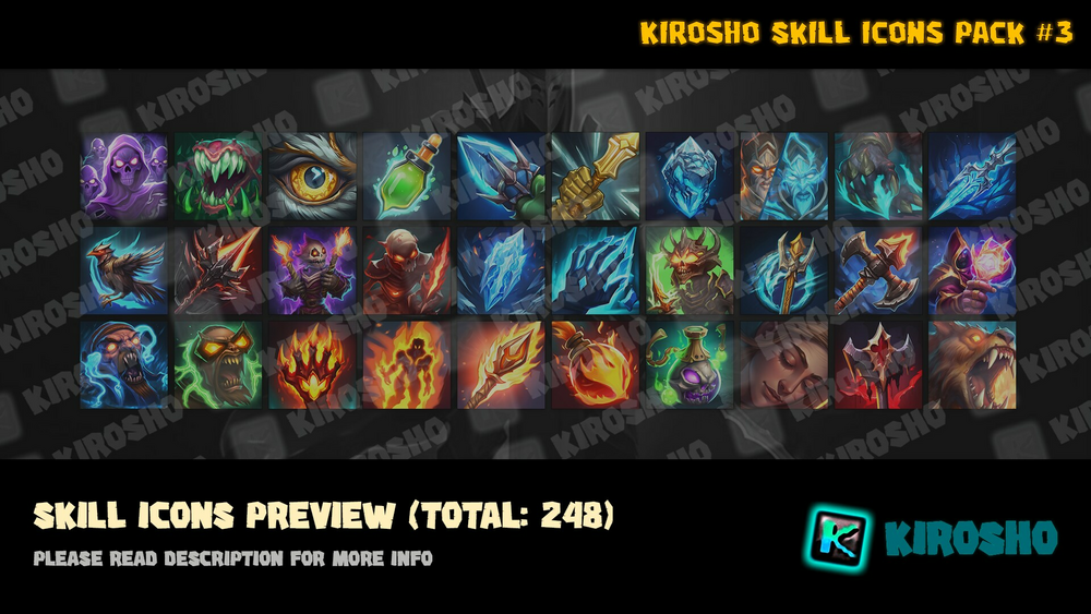 Kirosho Skill Icons Pack #3 