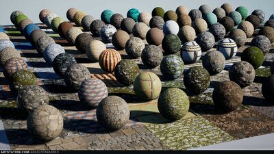 100 PBR Environment Materials 