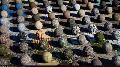 100 PBR Environment Materials 