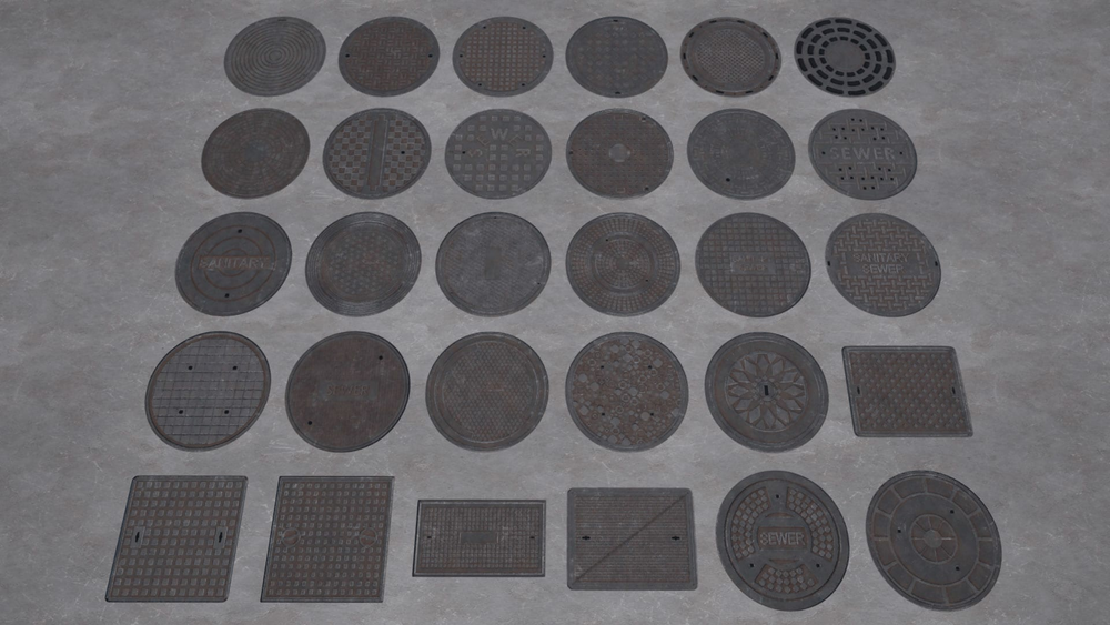 30 Sewer HQ Textures 