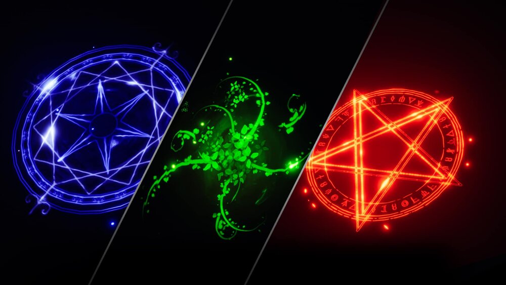 100 Buffs, Auras and Magic Circles VFX Pack 