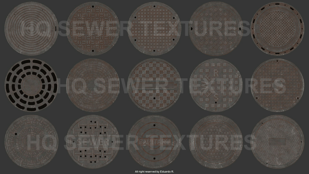 30 Sewer HQ Textures 