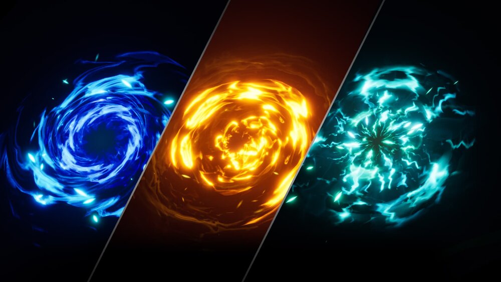 100 Buffs, Auras and Magic Circles VFX Pack 