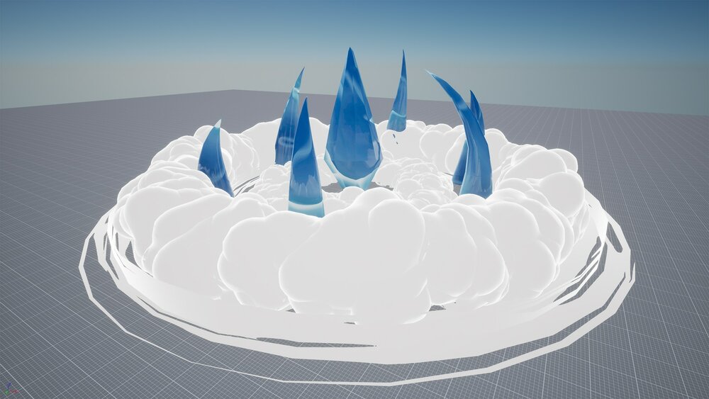 Stylized Ice Vfx Mini Pack (Niagara) 