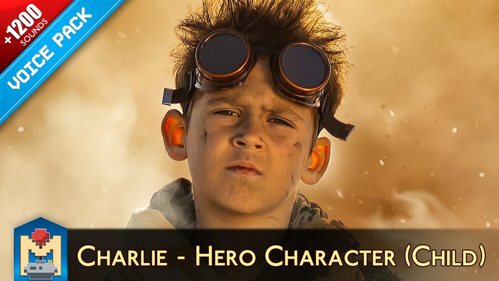 Charlie - Child Hero Character Voice Pack 