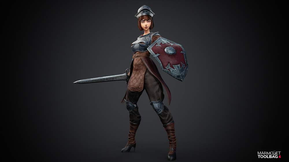 Stylized Knight Girl 