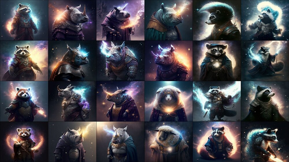 Galaxy Dust - Fantasy Animals 2 - FPS / RPG / Icon Bundle 