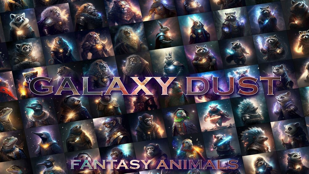 Galaxy Dust - Fantasy Animals 2 - FPS / RPG / Icon Bundle 