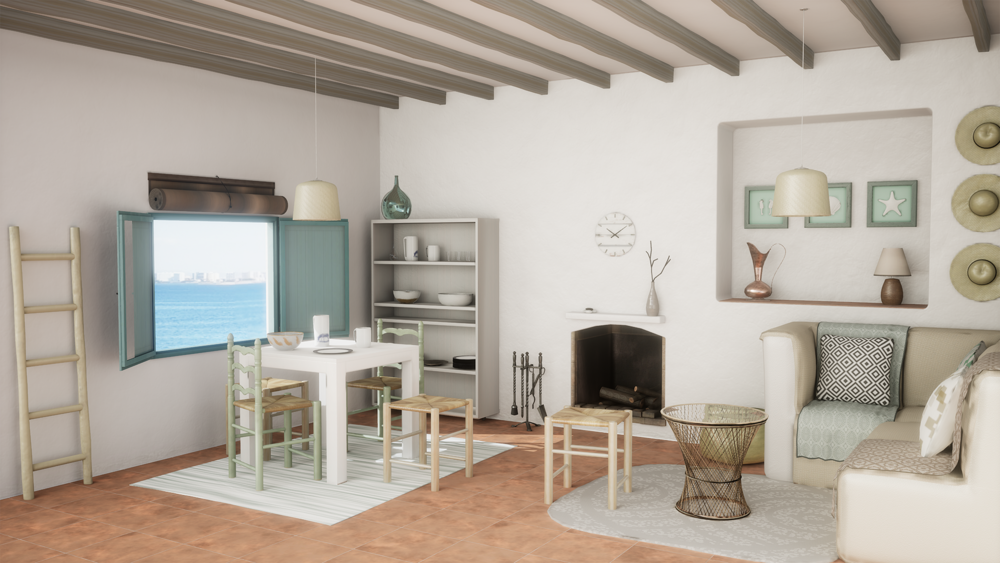 Mediterranean Rustic Interior 